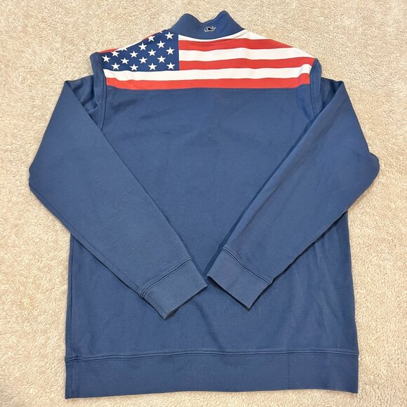 Vineyard Vines Quarter Zip Size Small - Picture 4 of 5